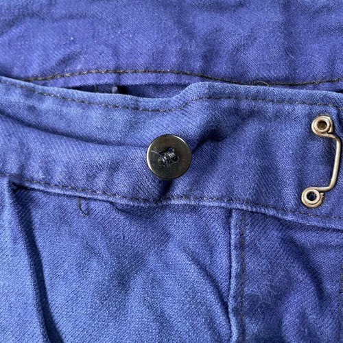60s- Jankey フレンチワーク コットン ブルー パンツ W37 詳細写真8