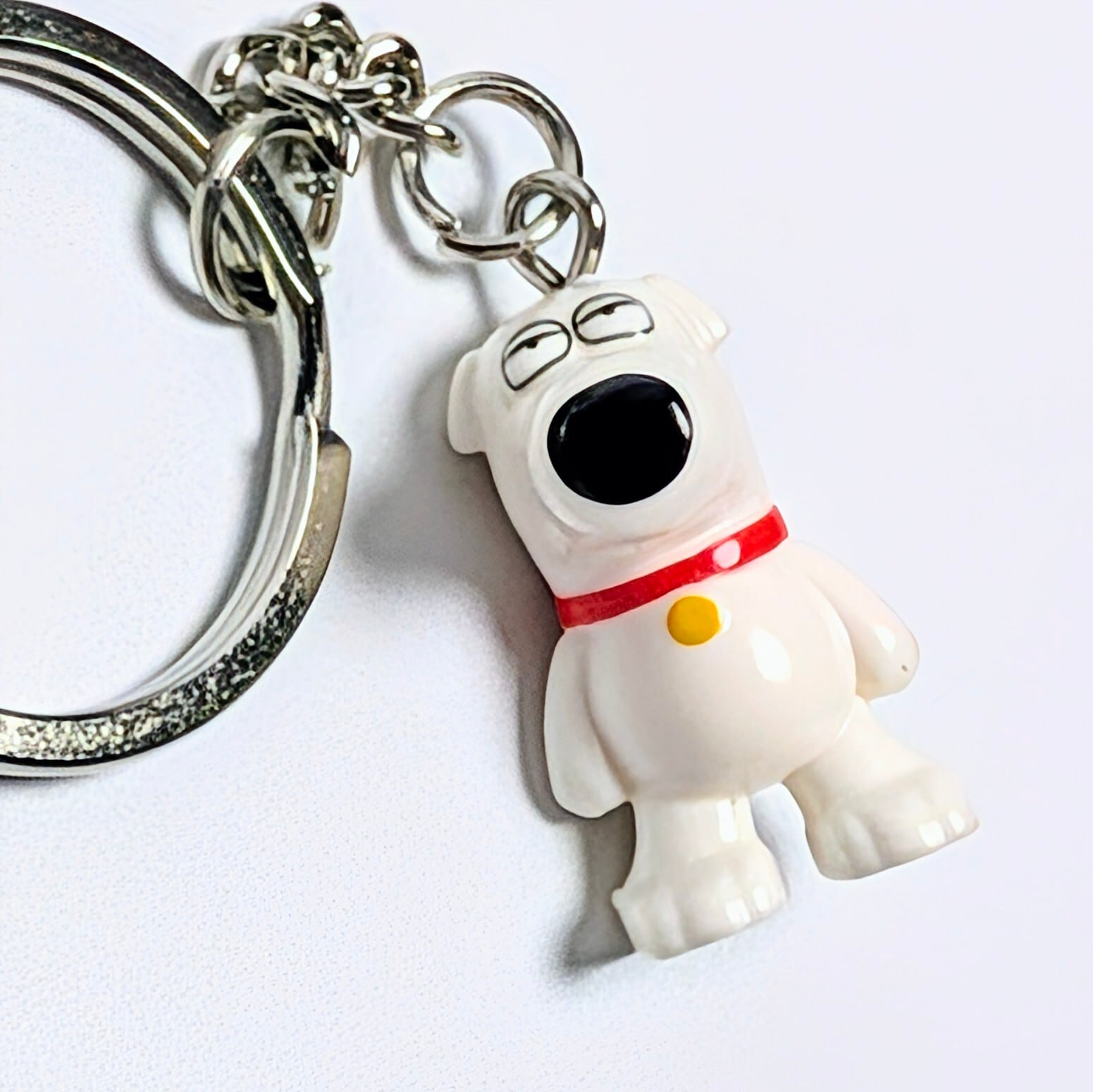 ★ブロックフィギュアキーホルダー★【 Family Guy ( ファミリー・ガイ ) 】ブライアン・グリフィン〚アメリカン雑貨 アメトイ〛