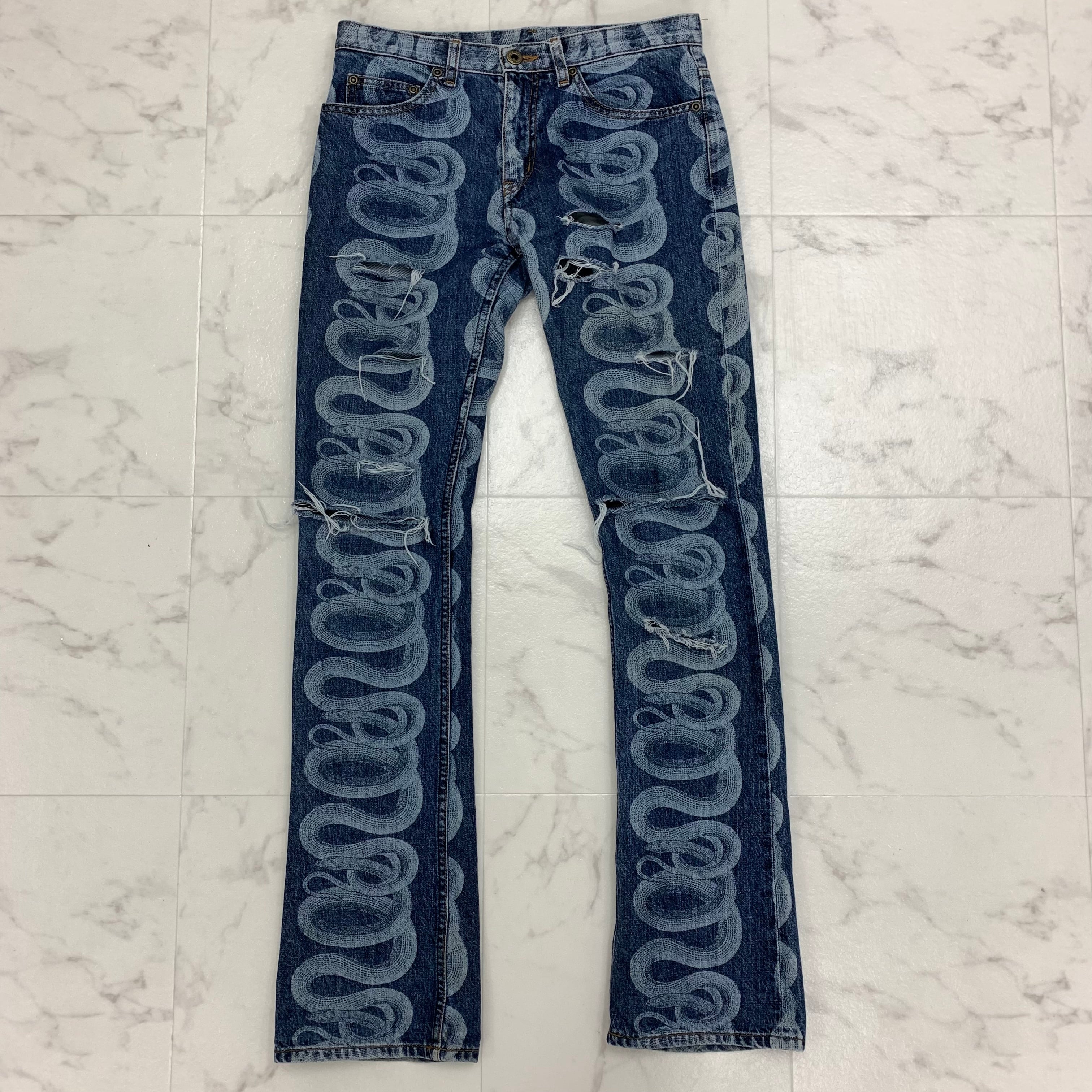 HYSTERIC GLAMOUR SNAKE DENIM ヒステリックグラマー ウミヘビ ...