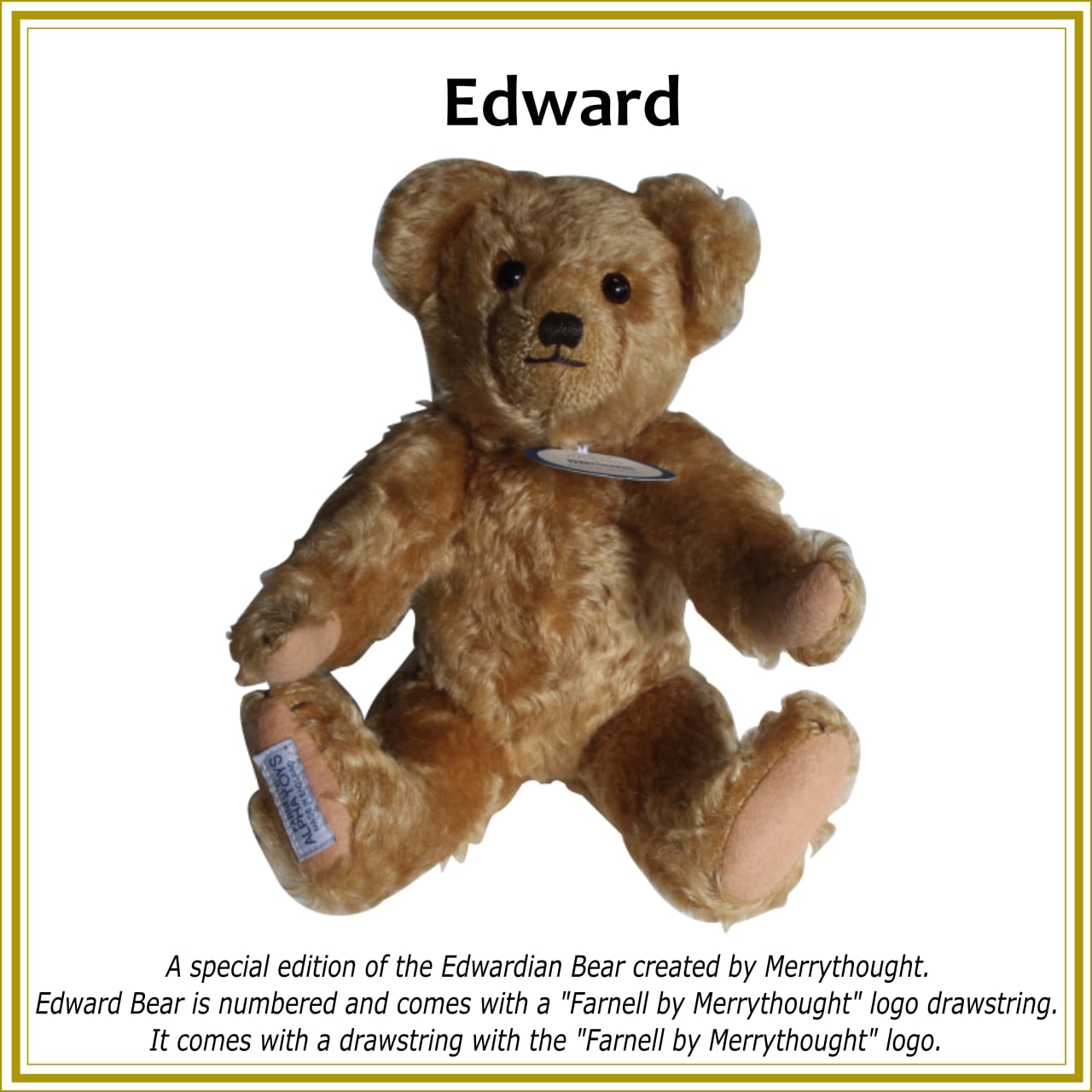 MERRY THOUGHT メリーソート テディベア チーキー 2002年 MERRY THOUGHT メリーソート テディベア チーキー 2002年