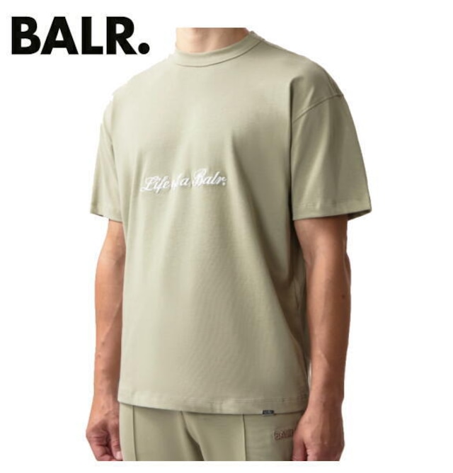 BALR ボーラー Tシャツ 半袖 メンズ IDENTITY BOX T-SHIRT SENECA GREY