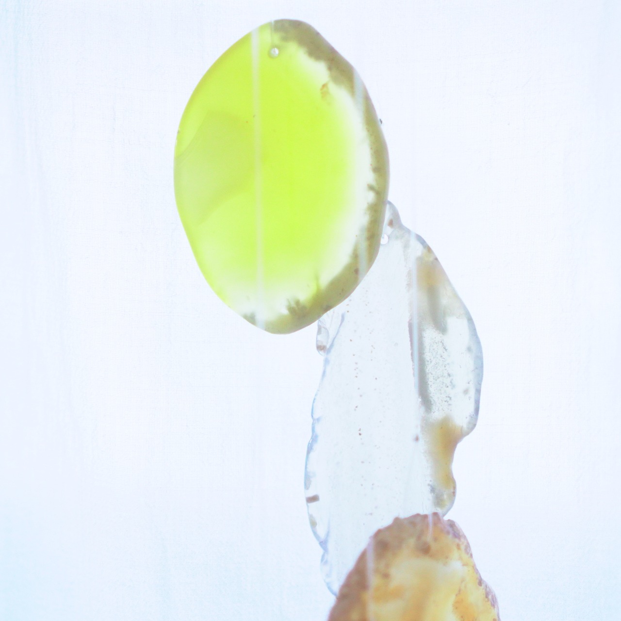 Lemon Tea - アゲートヒーリングチャイム / Agate Sun Catcher Wind Chime 619