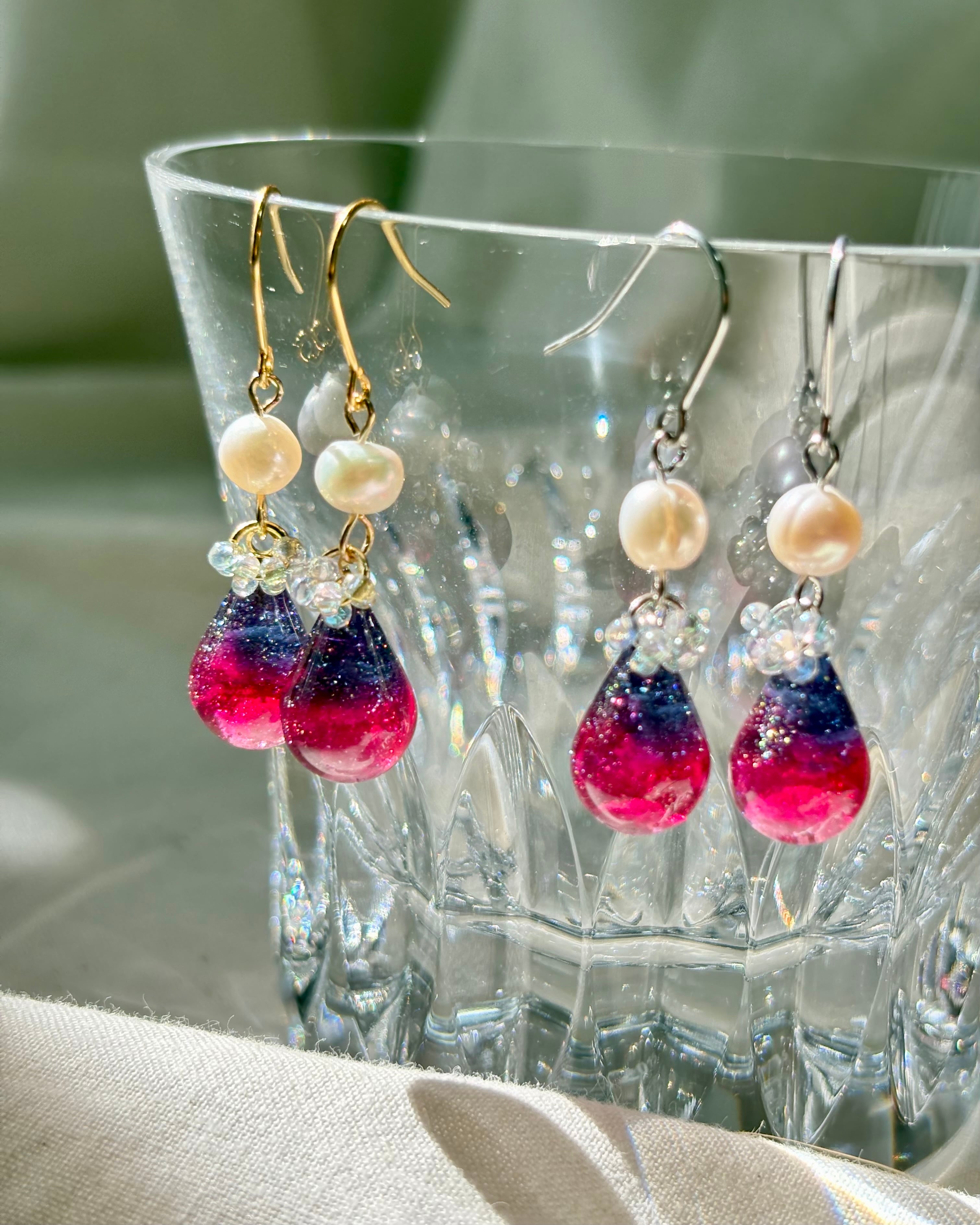 マジックアワーの雫<Pierce/Earring>
