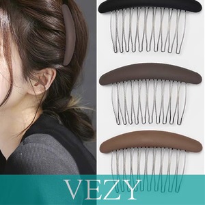 ヘアコーム3色セットヘアアクセサリー大人 可愛いヘアコーム夜会巻き ヘアアレンジグッズ 跡がつかない前髪コーム プチプラ まとめ髪マットコーム きれいめ 上品清楚 アクセサリー アクセ VEZY ベジー ItemNo.【23773260】