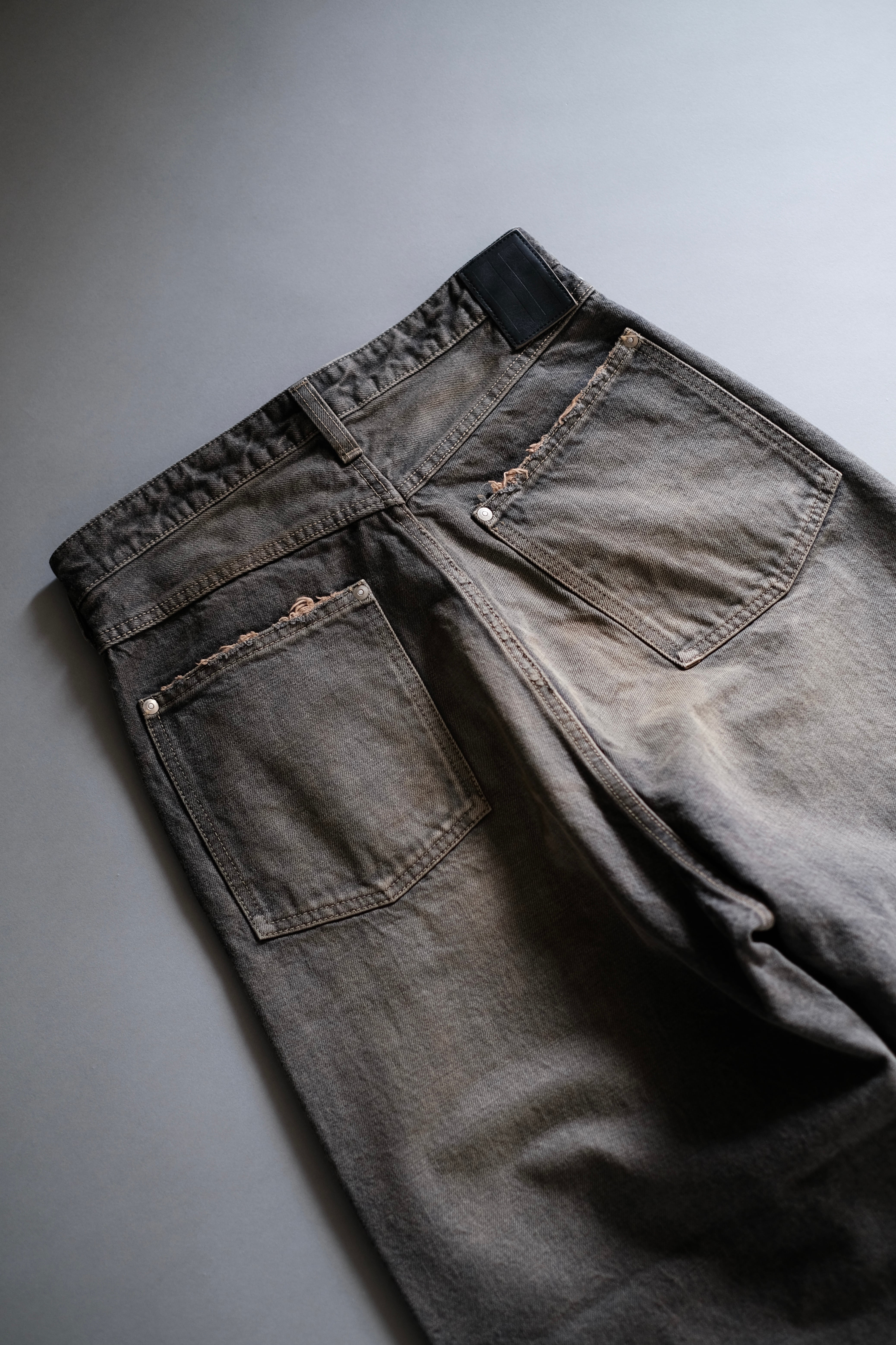 メンズ DAISUKE TANABE coffee black denim デニム 32