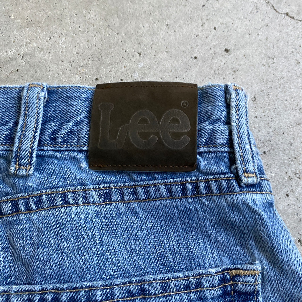 Lee リー レギュラーフィット ストレート デニムパンツ メンズW34 古着 