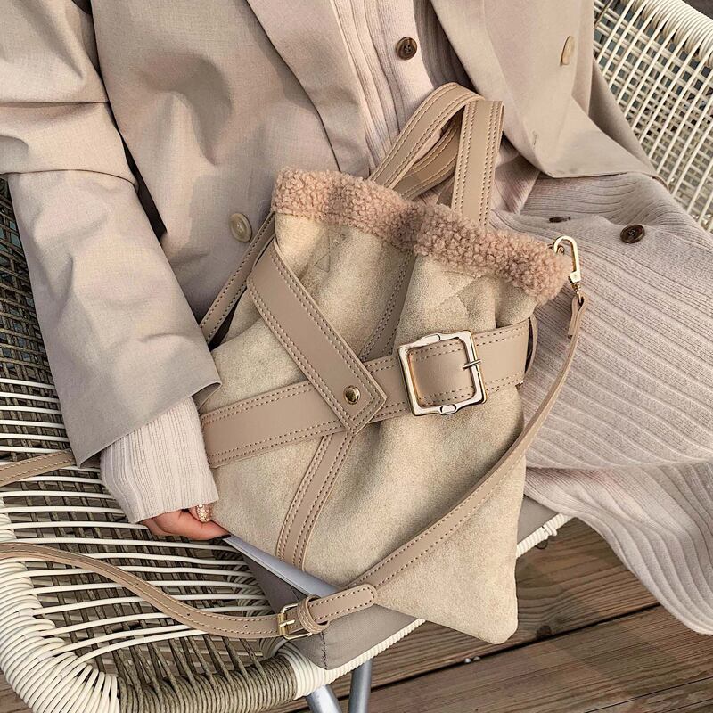 オータムウィンター 秋物 冬物 メッセンジャーバッグ 手作りハンドバック7621337129