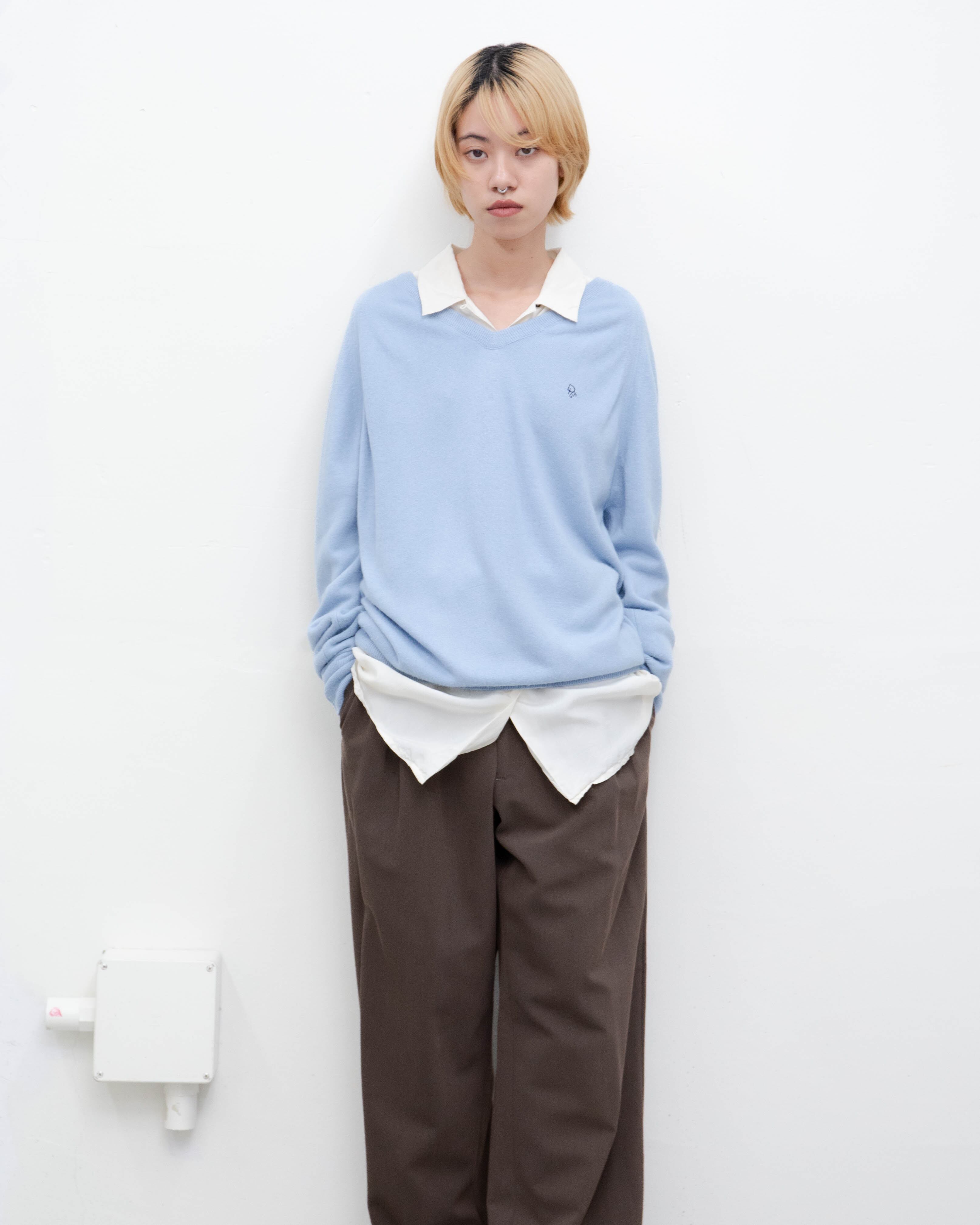 1990s Christian Dior - oversized v-neck sweater | LUIK FINN