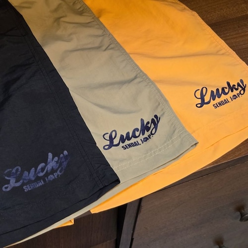 LUCKY OLDIES SHOW オリジナル "LUCKY SDC " ナイロン ショートパンツ 3カラー