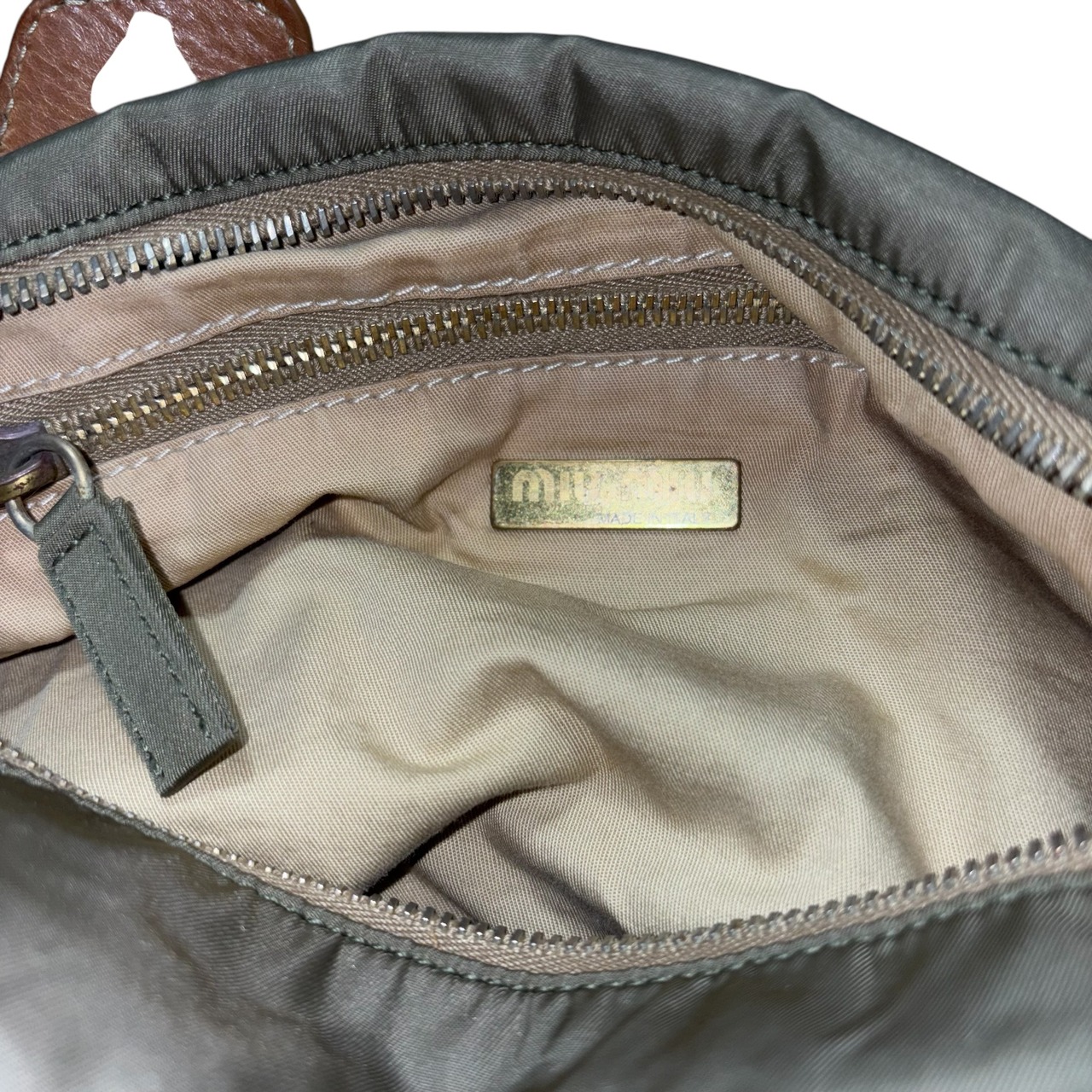 archive MIU MIU nylon shoulder bag