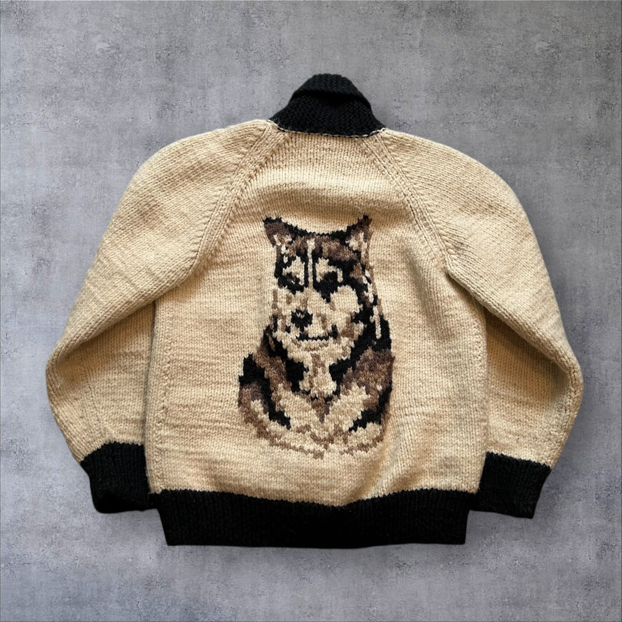 1960s "HUSKY" Cowichan Knit Jacket