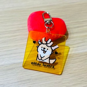 Otter Loversカワウソラバーズアクリルキーホルダー