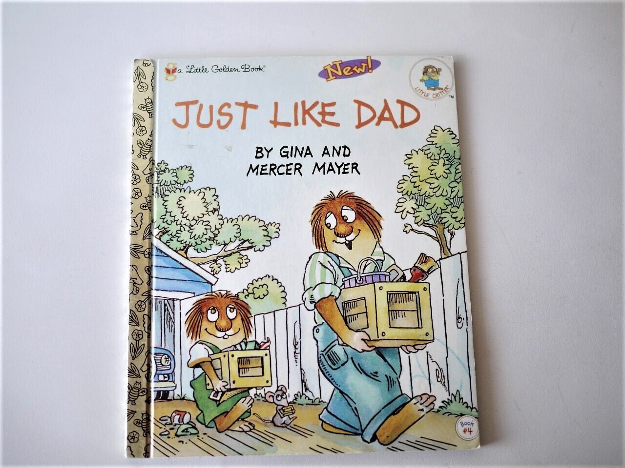 ヴィンテージミニ絵本 JUST LIKE DAD 英語図書