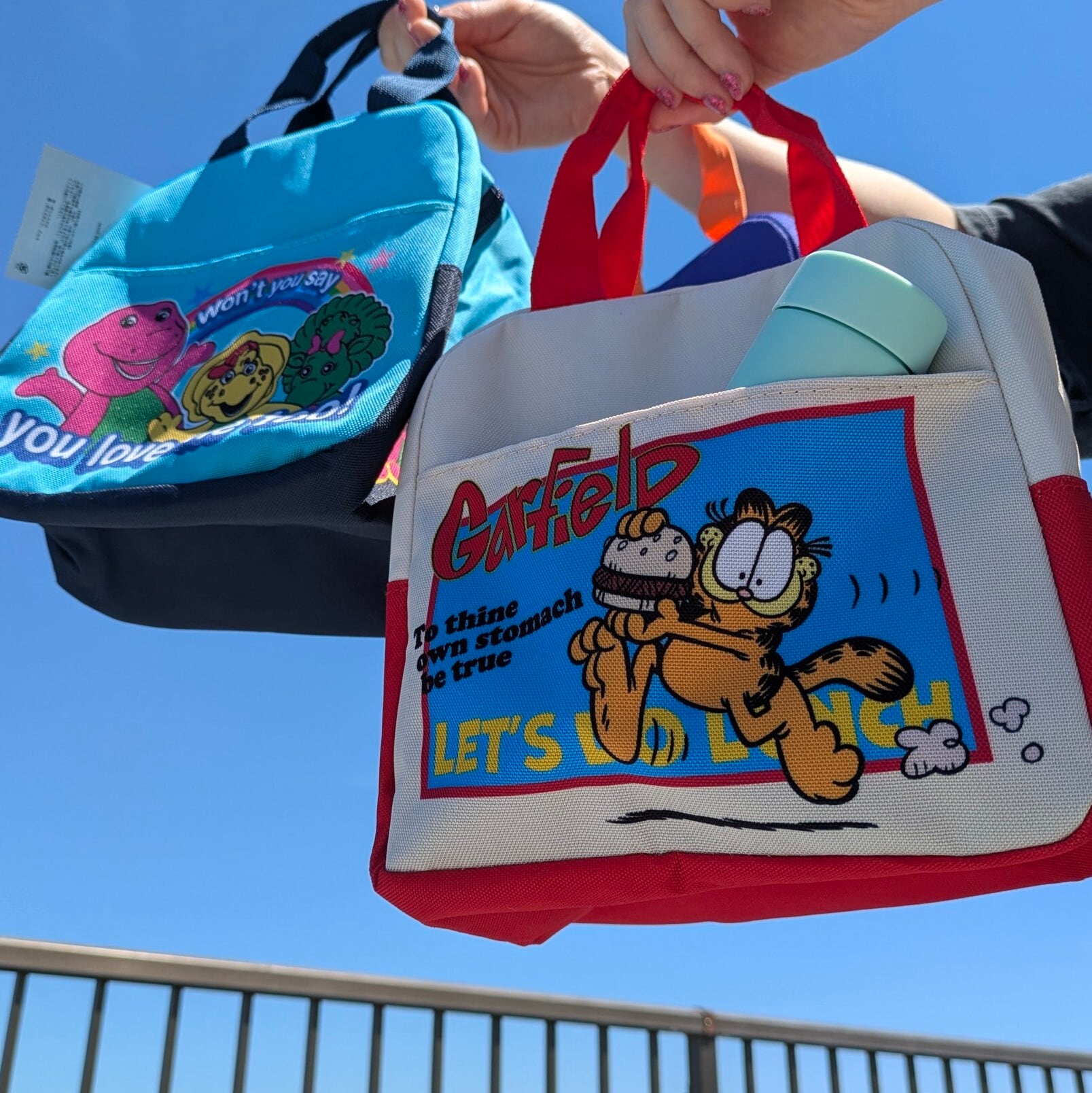 【 Lunch Bag / ランチバッグ 】Garfield（ ガーフィールド ） / お弁当箱入れ〚アメリカン雑貨 アメトイ〛