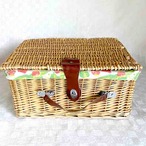 パニエ ピクニック用バスケット ランチボックス　雑貨入れにも
