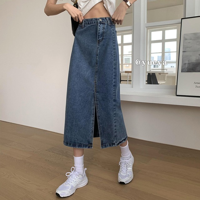 スカート サマールーズハイウェストウェストAライン 夏物 クレセントシティ24068562384