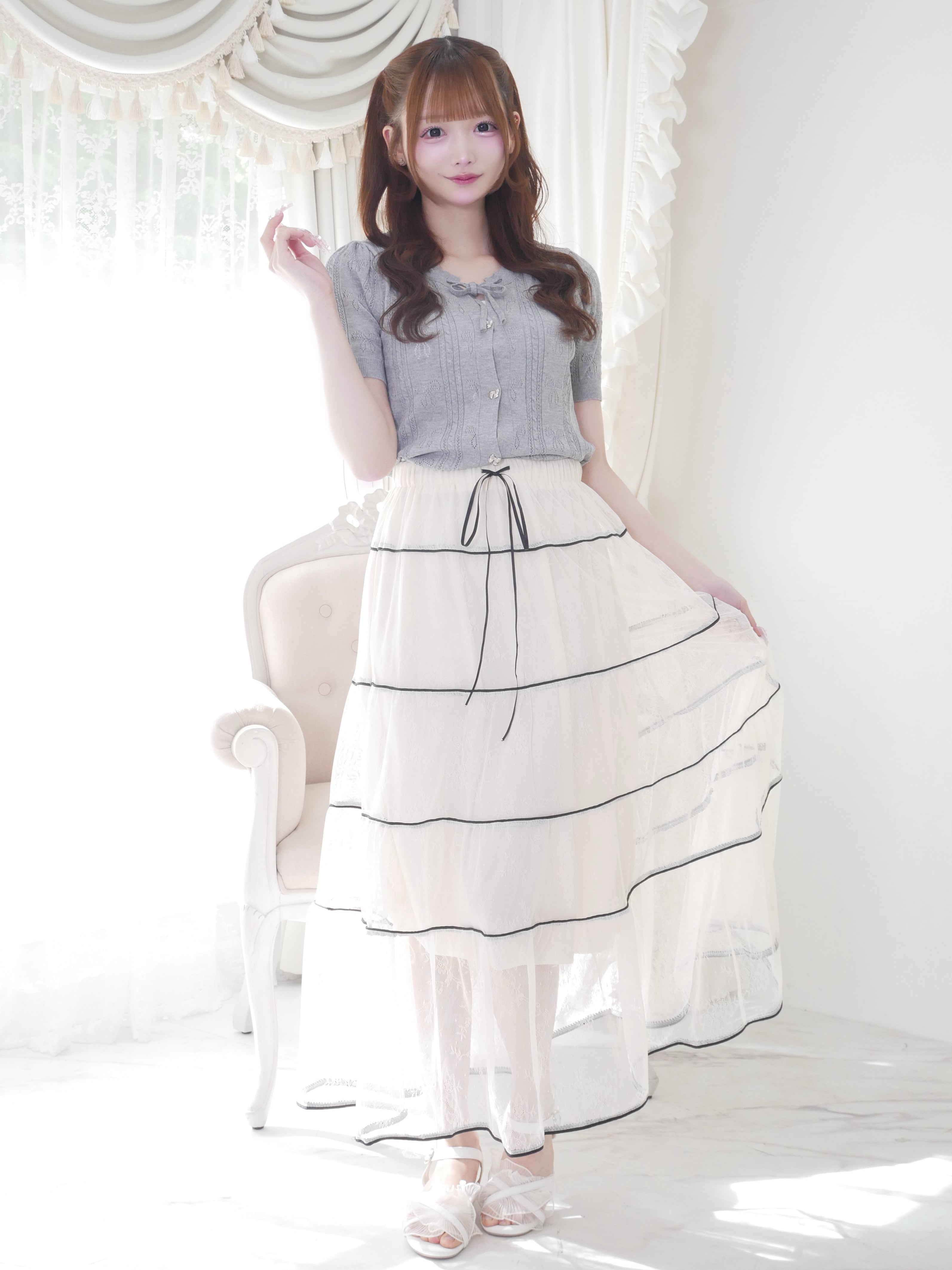 piping tiered skirt