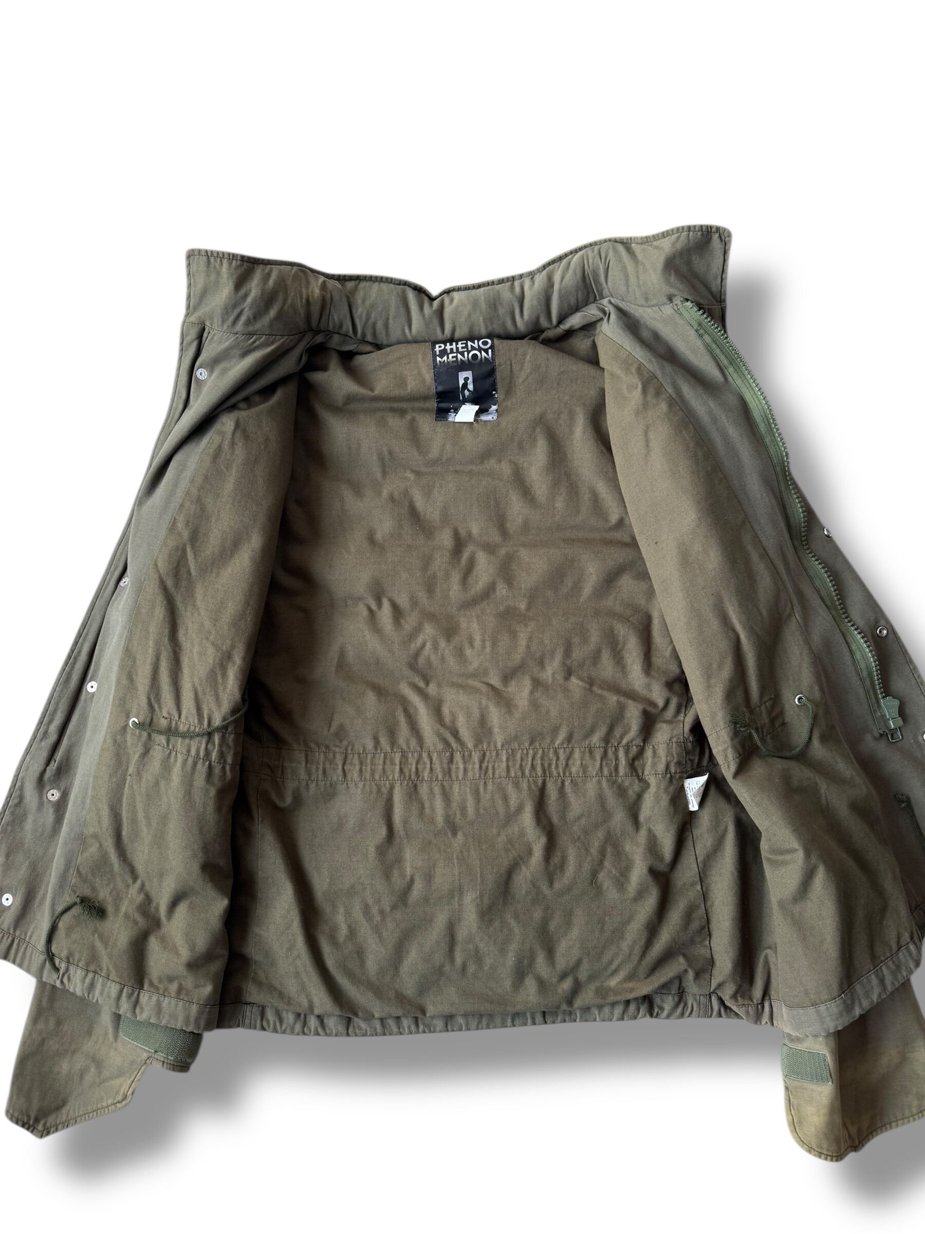 ♾00's PHENOMENON archive♾ LOOP M-65 Multiple Zip Military jacket