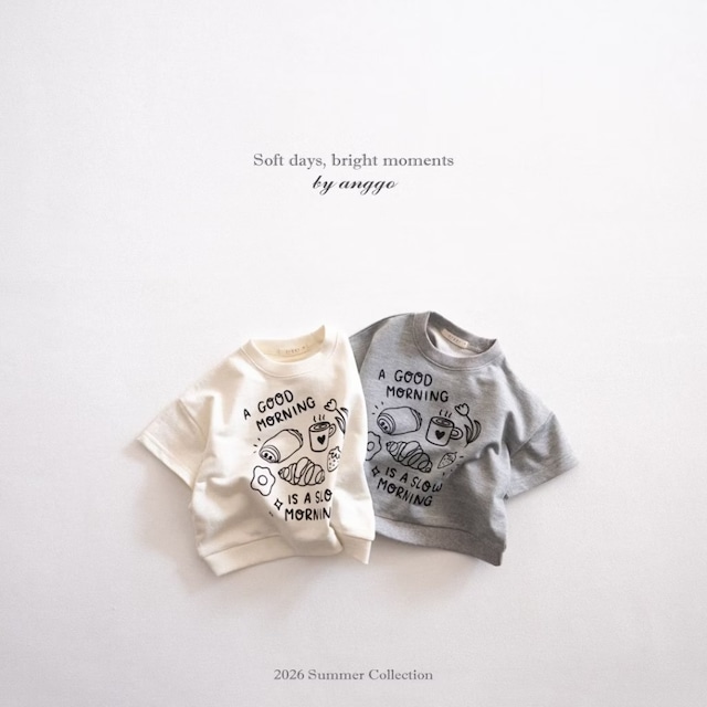 No.611 即納商品) Good morning Tシャツ