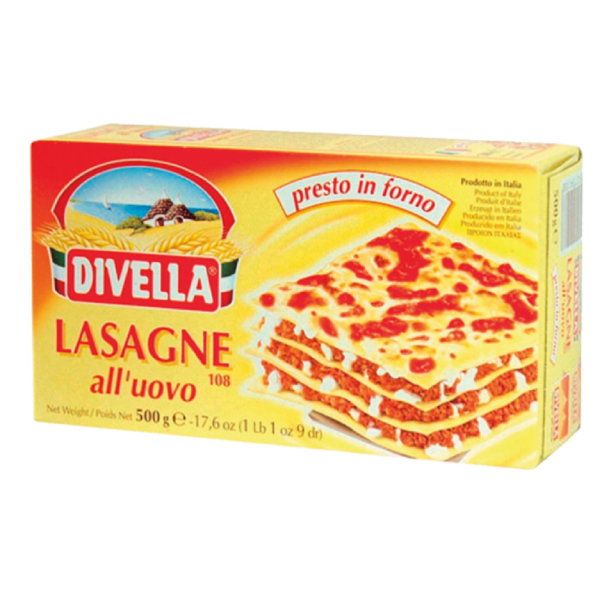 ディヴェッラ #108 卵入りパスタ ラザーニェ | チャオネット｜イタリア