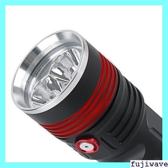 送料無料》 懐中電灯 LEDライト 18650充電電池4本 セット 3つ 照明