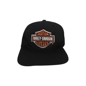 HARLEY-DAVIDSON MOTOR CYCLES LOGO SNAPBACK HAT ONE SIZE (USED)