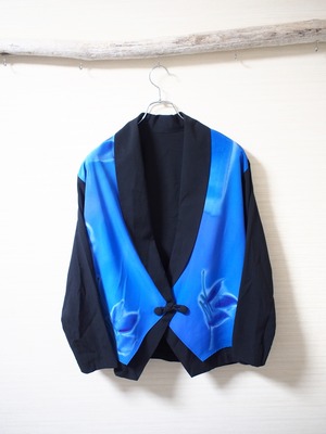 【和】flower motif HAORI-jacket