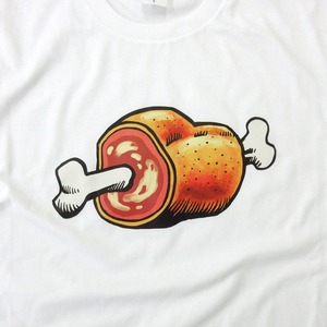 おもしろ tシャツ マンガ肉 Tシャツ os76 まんが肉 骨付き肉 牛肉 豚肉 焼肉 BBQ バーベキュー