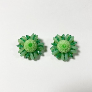 Vintage Cluster Earrings Made In Germany
