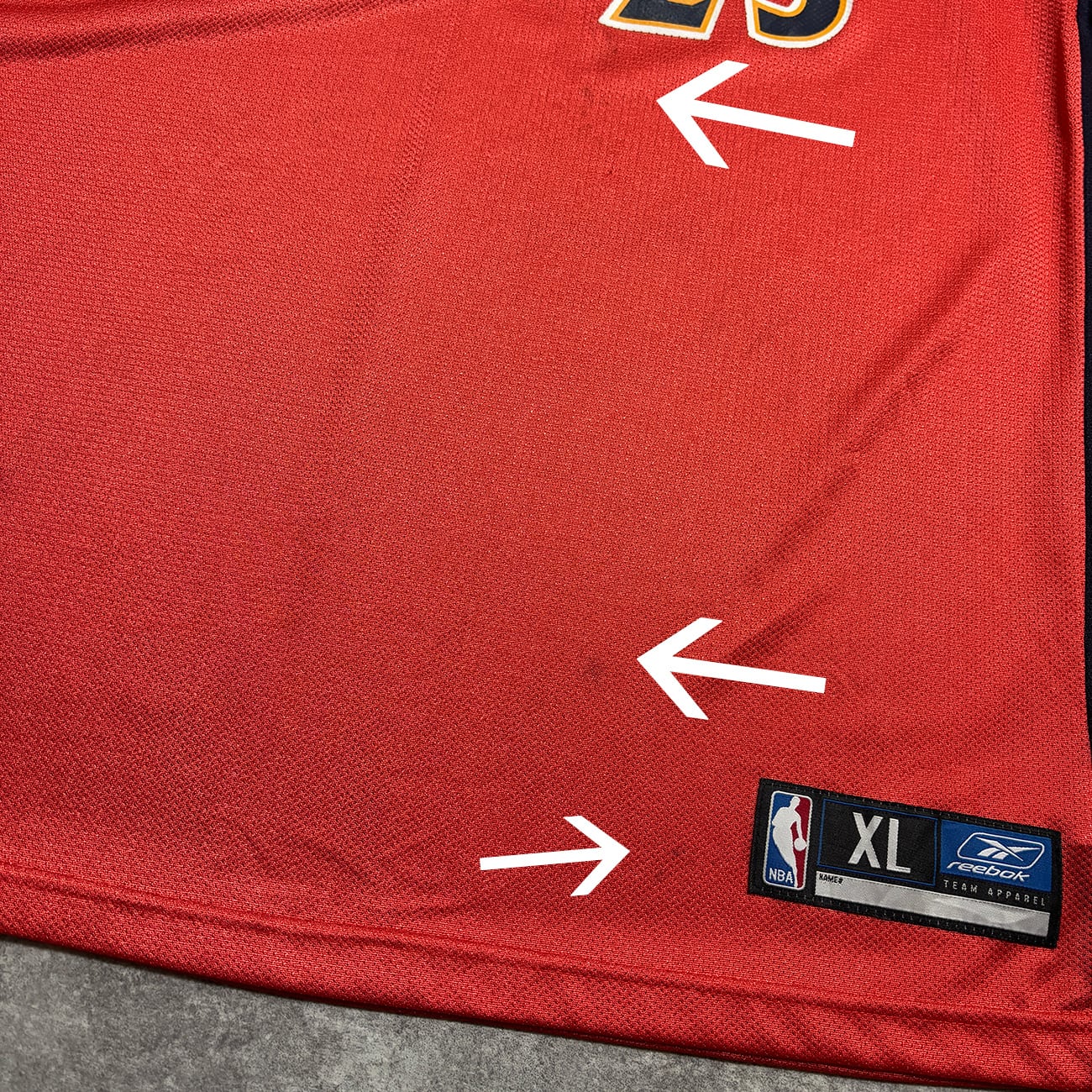 Jason Richardson 【Golden State Warriors】 Game Shirt. Reebok