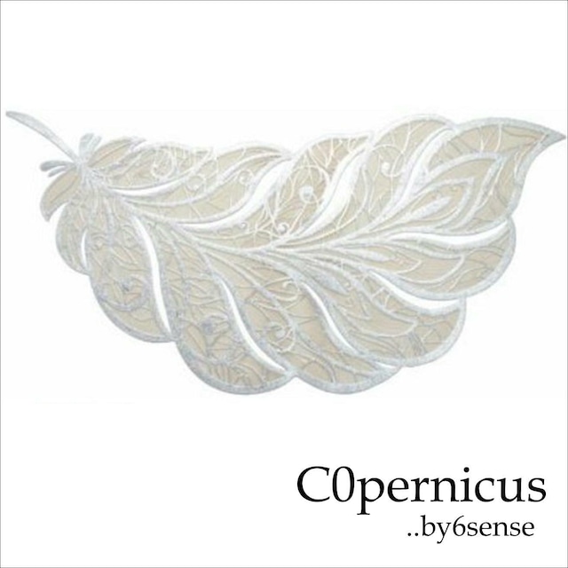 【silver】Tablecloth/ランチョンマット リーフデザイン　浜松雑貨屋Copernicus