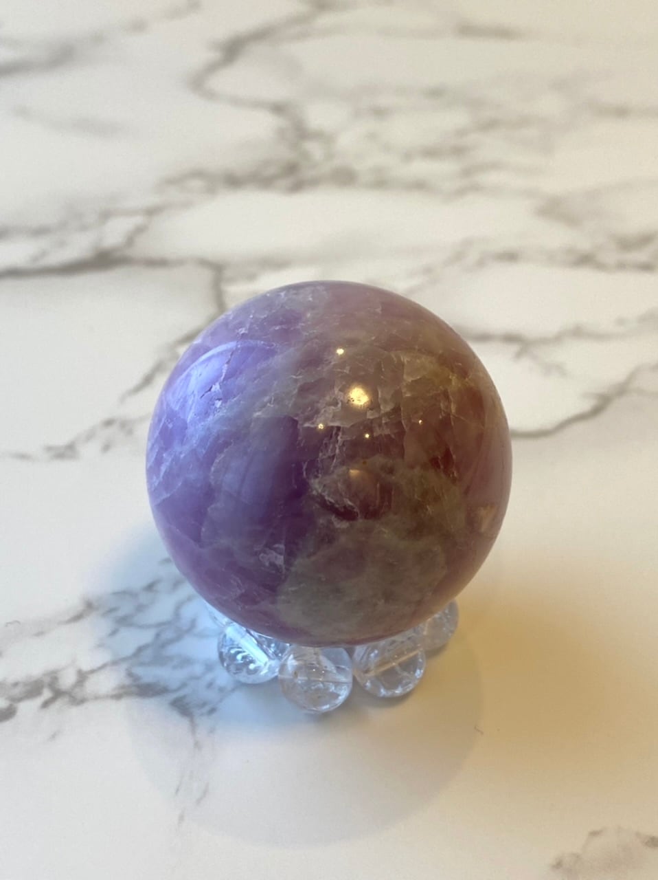 クンツァイト スフィア | Clione Style-部屋に飾る宝石