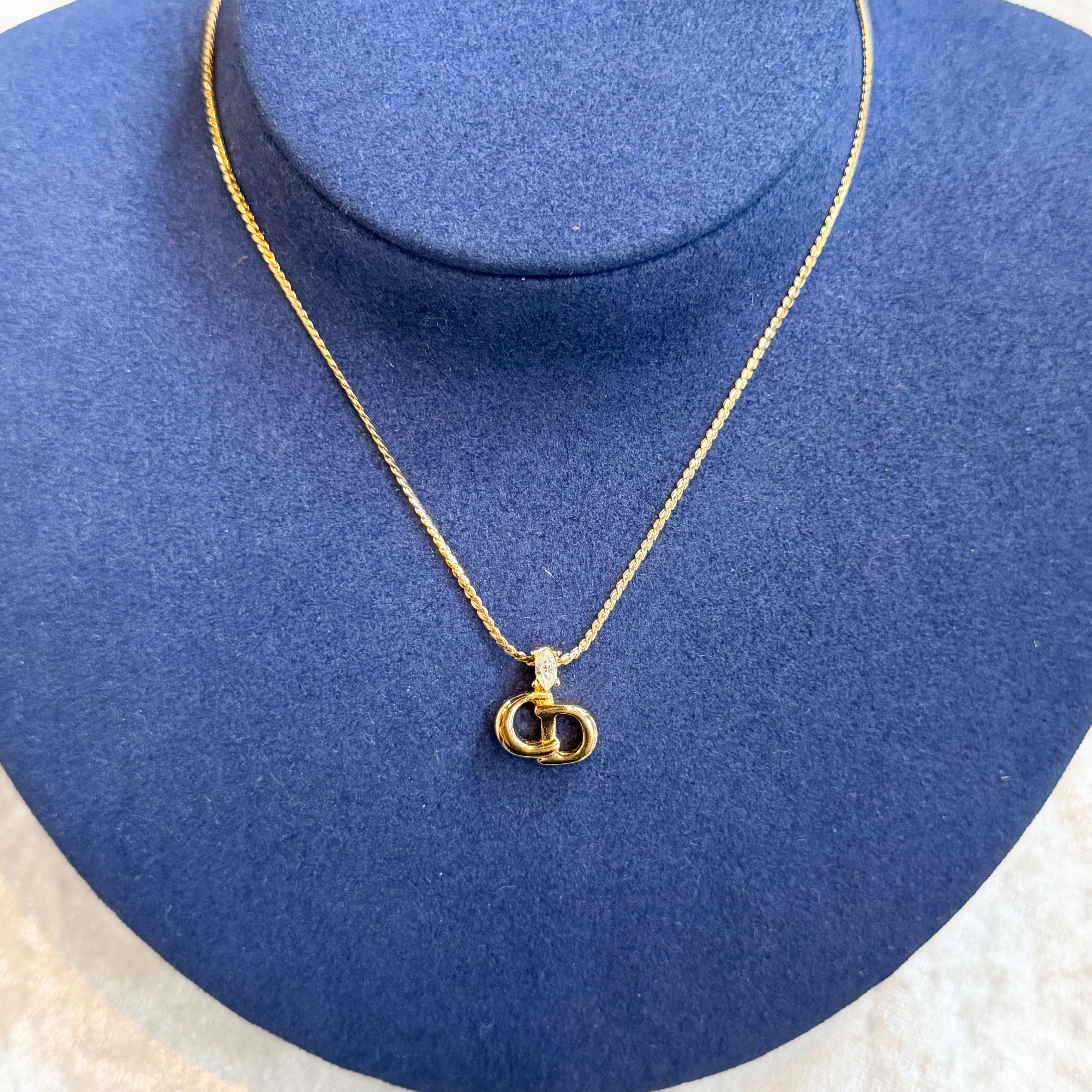 CD ネックレス Christian Dior CD necklace | CHIMI VINTAGE