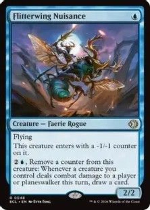 MTG《閃翼の嫌がらせ屋/Flitterwing Nuisance(ECL)》英語
