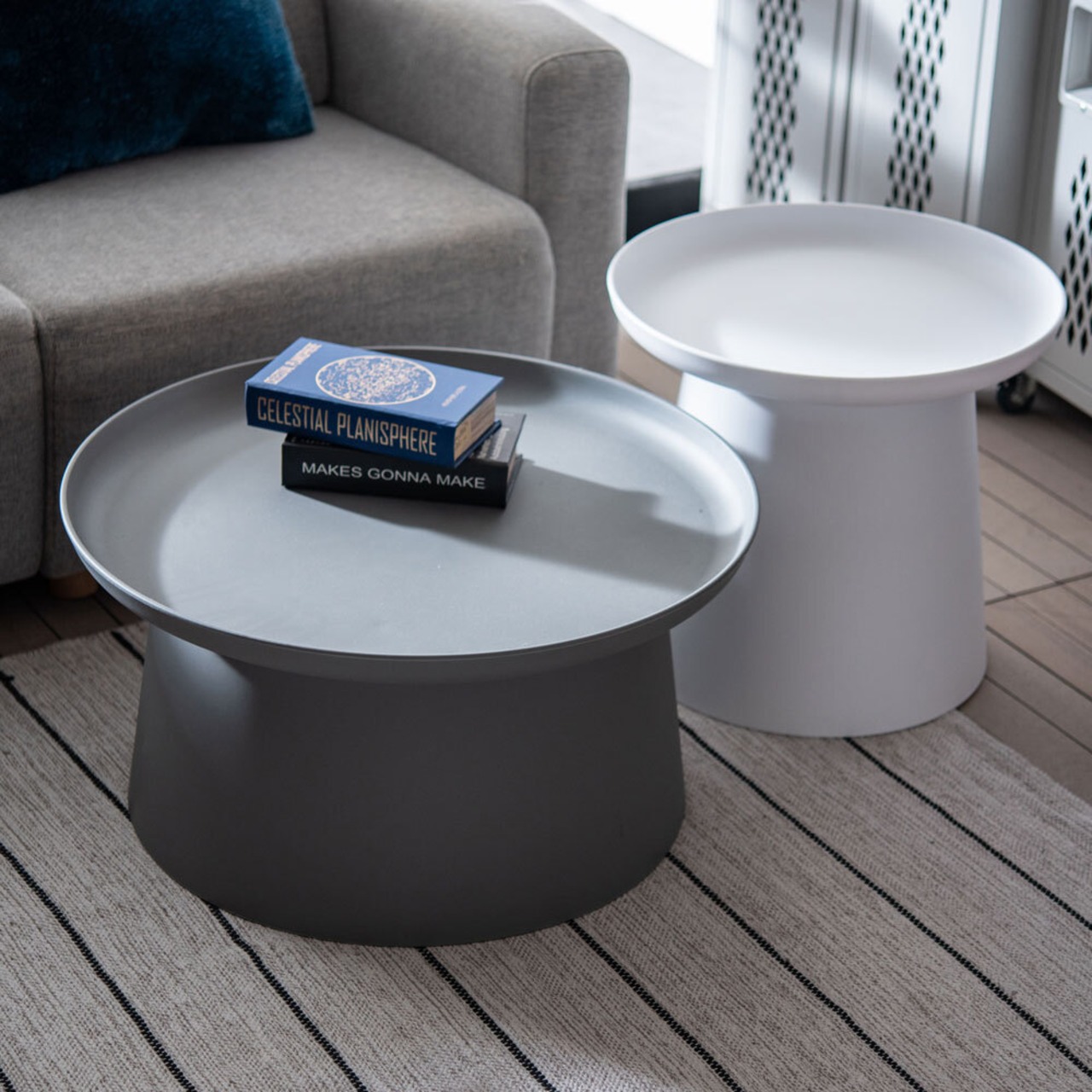 ラウンドテーブル L テーブル サイドテーブル コーヒーテーブル カフェ シンプル リビング