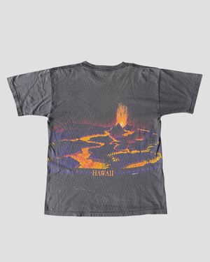 -HABITAT- Vintage 90s L Print T-shirt