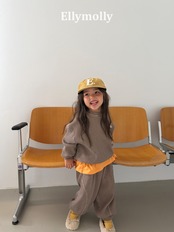 韓国子供服 / 26Autumn / ELLY MOLLY / Eダイイングボールキャップ(周囲52〜54cm)*free*