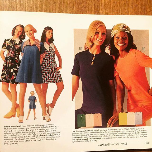 ファッションの本「Fashionable Clothing: From the Sears Catalogs - Early 1970s」 - 画像3