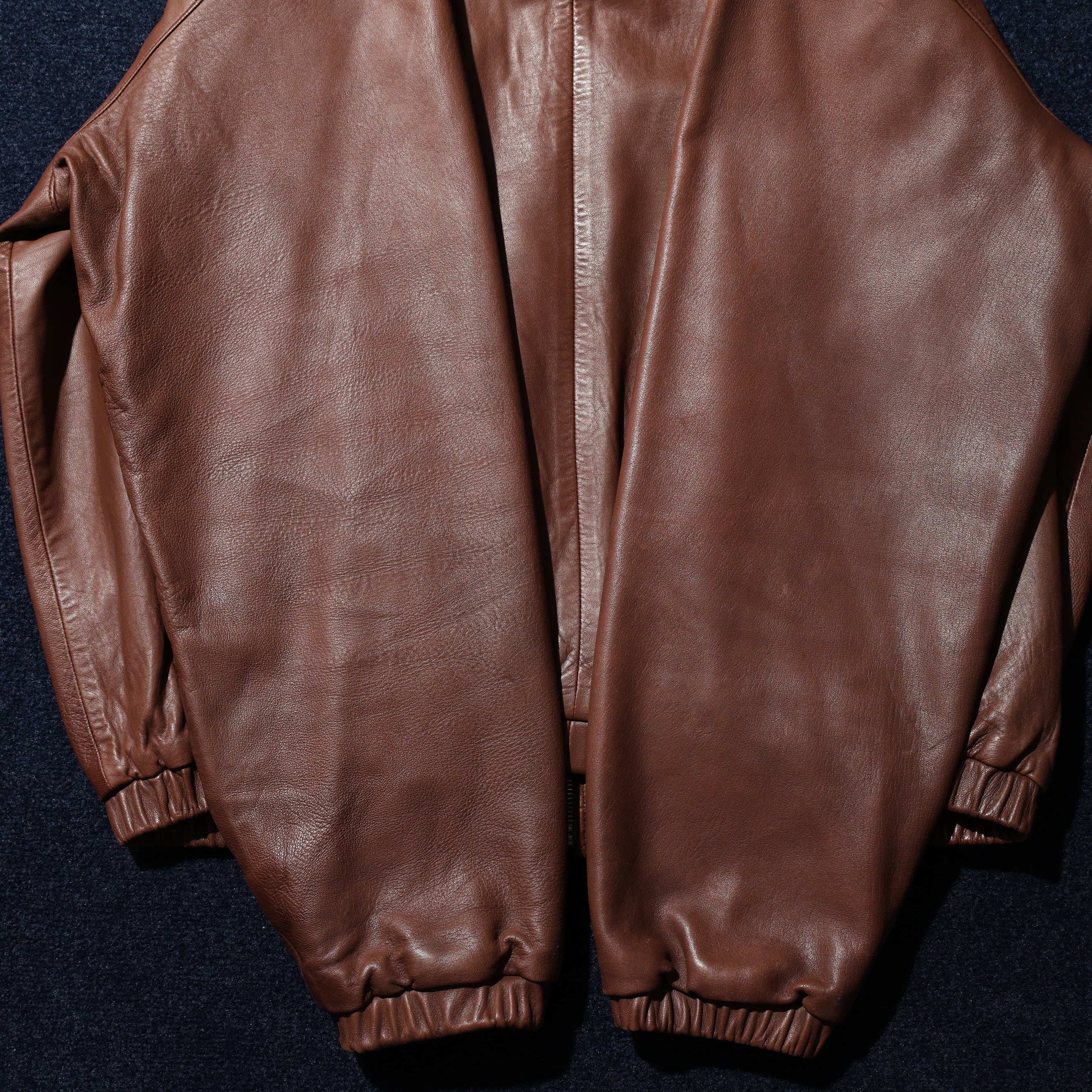 L ポニー無し Polo Ralph Lauren ラムスキン レザージャケット