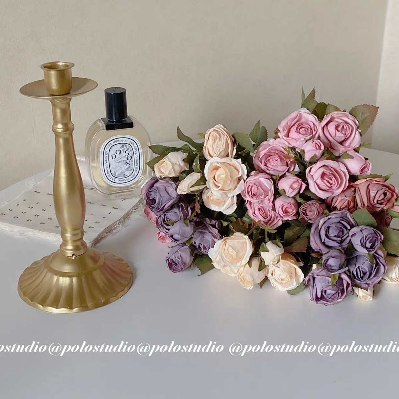 ヴィンテージローズのドライフラワー 薔薇 アンティーク パリ ピンク 