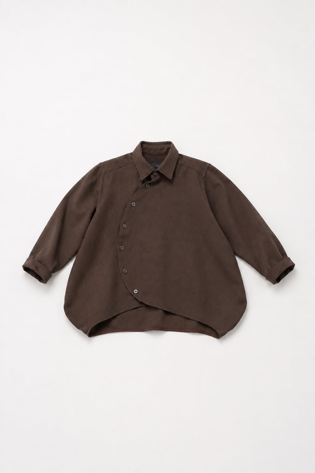nunuforme 26AW 】 サークルシャツ / 06-nf26-545-029A / Brown