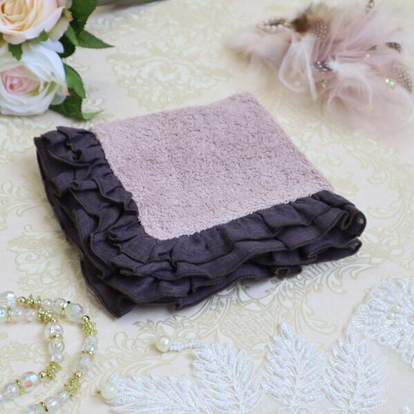 ボルゴ デレ トヴァーリエ ミニタオル mauve/smoke 輸入雑貨 REBORGO-00 mauve/smoke