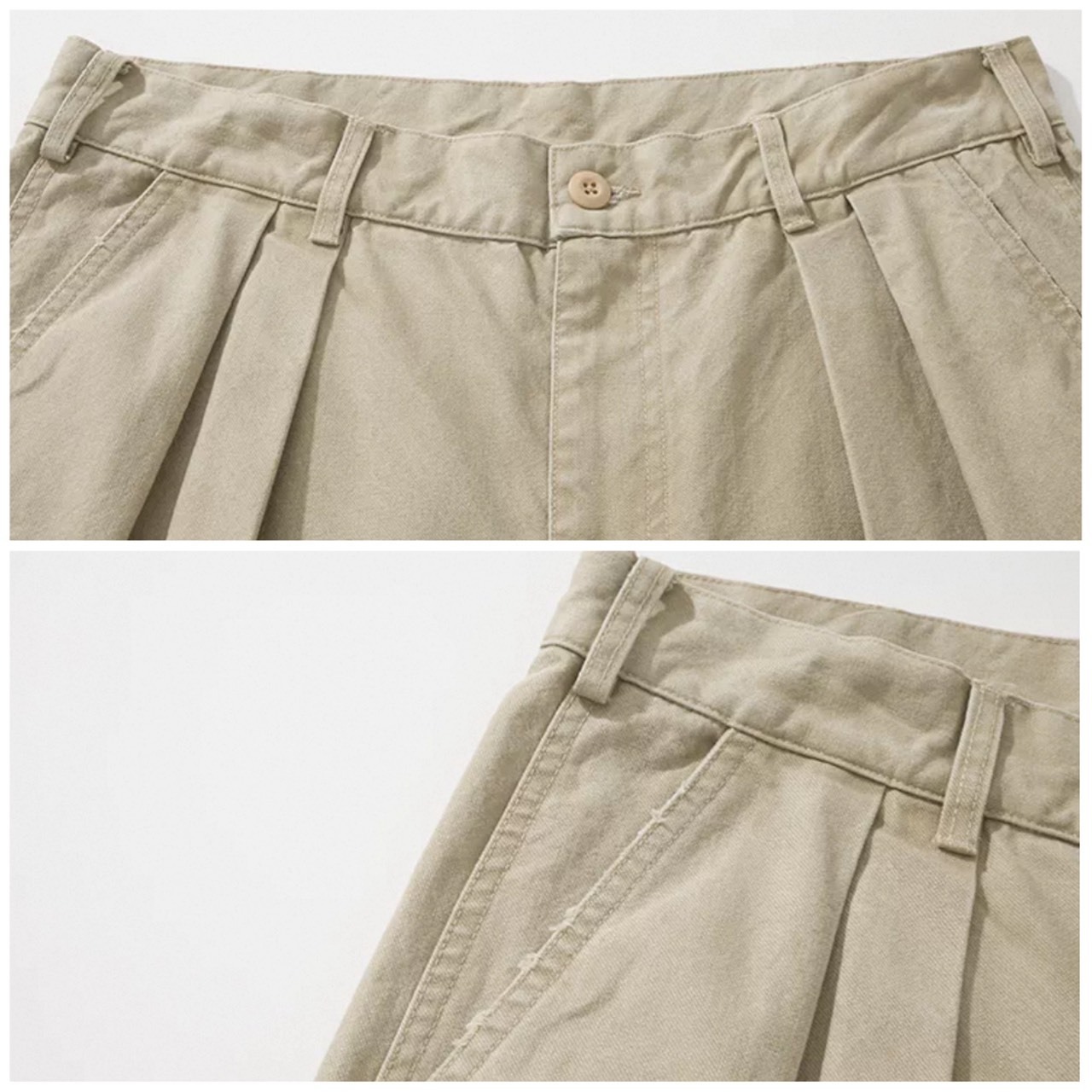 Tucked baggy chino pants 1527 - 14