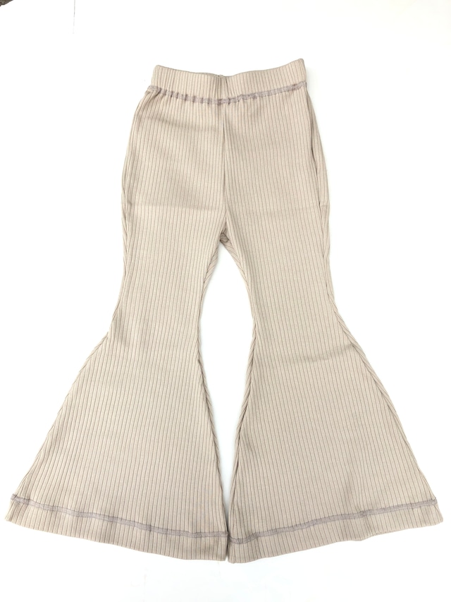 【21AW】GRIS ( グリ )Rib Flared Pants［S/M/L］Egg パンツ リブ フレア