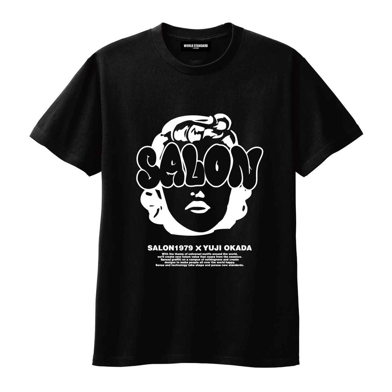 WORLD STANDARD/クルーネックプリントTシャツ/WSHT-047