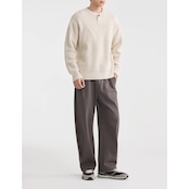 ボタンフロント レギュラーカラーニット af0392