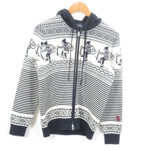 PEARLY GATES スキー ノルディック柄 ニット パーカー size1/パーリーゲイツ 美品 1203