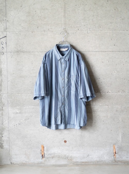 "IMPORTANTE" 1990s Wide stripe shirts