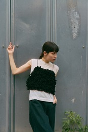 Thick Velvet Loop Monster Cami Hand Knit