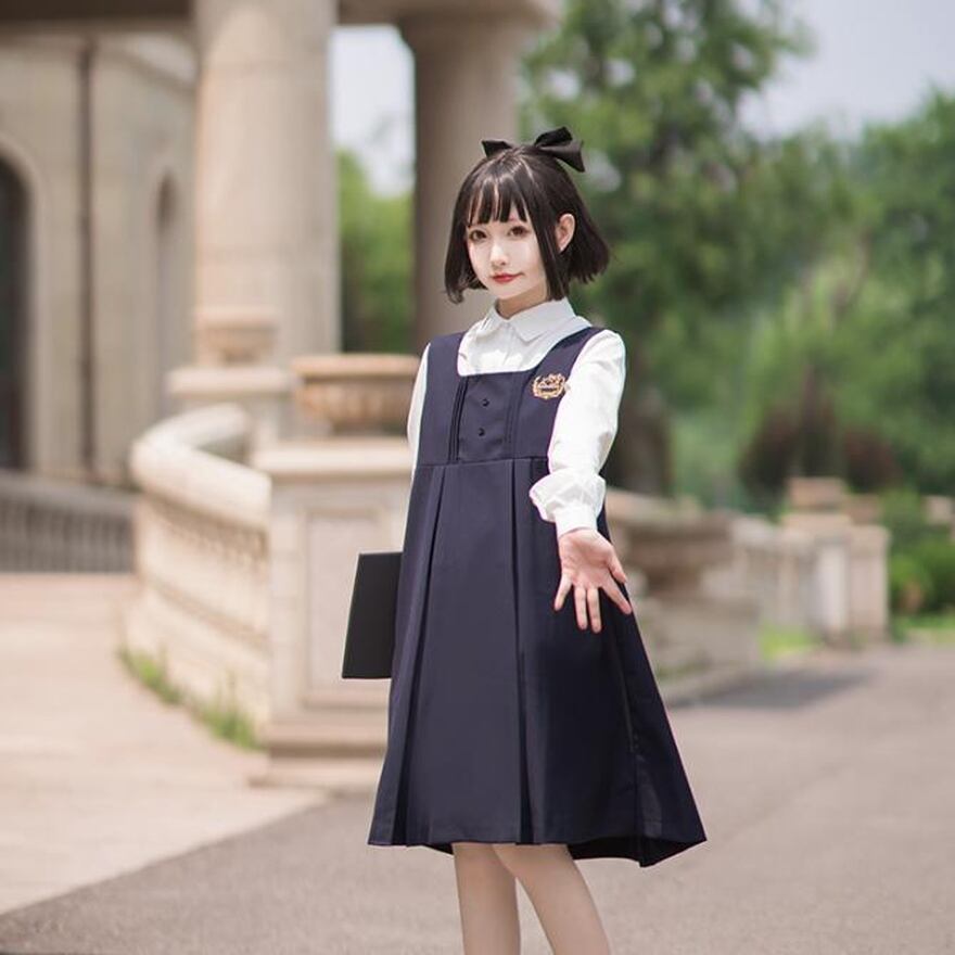 ソフトロリータ セットアップ 上下セット 制服 JK かわいい ガーリー ソフトロリータ セットアップ 上下セット 制服 JK かわいい ガーリー